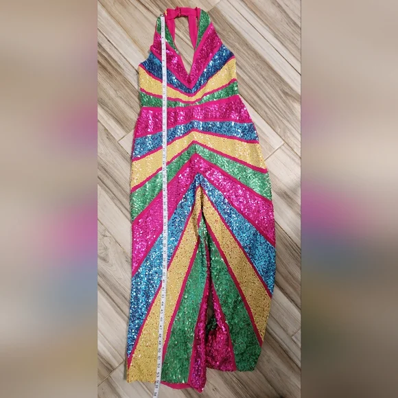 Nasty Gal Multicolor Sequin Jumpsuit - Picture 11 of 14